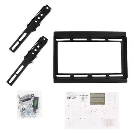 Livewire 42 x 90 in. TV Wall Mount with Tilt Motion, Black LI3818253